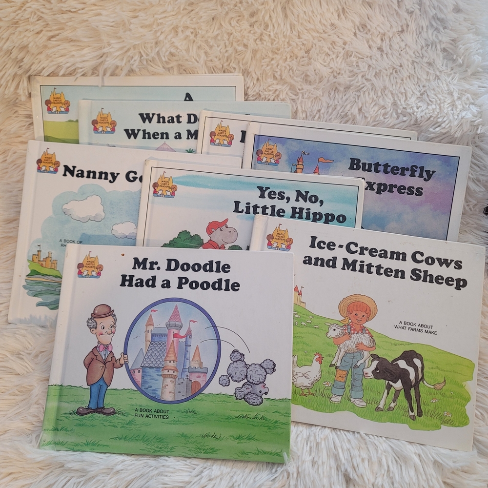 Children's Storybook Collection Set Of 8 Books, Vintage